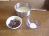 Financi�re d abricot  et  noyau chocolat : Etape 1