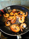 Gambas au curry et lait de coco : Etape 3