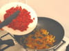 Soleil de verdure � la bolognaise : Etape 2