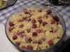 Crumble aux pommes et  framboises : Etape 4