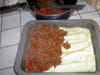 Gratin de courgettes � la bolognaise : Etape 2