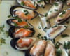 Rosace de moules � la ciboulette : Etape 5