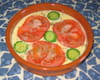Flan � la tomate et aux courgettes : Etape 4