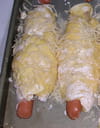 Croissants de saucisse de Strasbourg : Etape 4