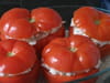 Tomates farcies au ch�vre frais : Etape 3