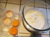 Oeufs en nid de mousse au bacon : Etape 1