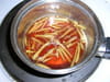 Torsades de crevettes caram�lis�es au gingembre : Etape 2