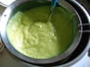 Mousseline d asperges � la pistache : Etape 2