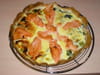 Tarte aux poireaux et saumon fum� : Etape 5