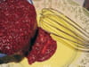 Carr�s croustillants � la framboise : Etape 3
