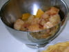 Tarte p�ches-groseilles : Etape 2