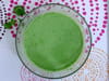 Velout� glac� de petits pois et sorbet � la tomate : Etape 5