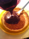 Tarte croustillante aux deux chocolats : Etape 5