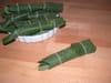 Sardines en papillote de feuilles de figuier et chantilly � la moutarde : Etape 3