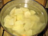 Parmentier de poulet � la pur�e au fromage de ch�vre : Etape 1