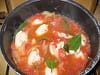 Parmentier de poulet � la pur�e au fromage de ch�vre : Etape 2