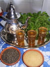 Th� � la menthe : Etape 5