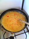 Darne de saumon aux tomates et lait de coco : Etape 2