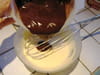 Moelleux au chocolat, coeur coulant aux framboises : Etape 3