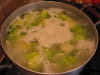 Flan sucr� � la courgette : Etape 2