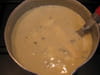 P�tes � la cr�me de fromages : Etape 2