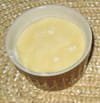 Flan l�ger au brugnon : Etape 2
