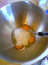 Clafoutis de framboises � la pralinoise : Etape 4