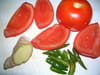 Rougail tomates : Etape 1