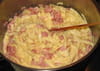 Tagliatelles � la carbonara : Etape 4