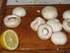 Champignons farcis et cr�me de gorgonzola : Etape 1