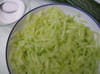 Mousse de concombre : Etape 1