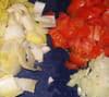 Oeufs brouill�s endives-tomates : Etape 1