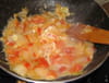 Oeufs brouill�s endives-tomates : Etape 3