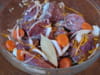 Daube de marcassin � la cr�me de cassis : Etape 1