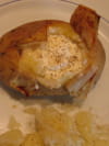 Pommes de terre fourr�es � la cr�me : Etape 3