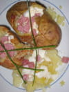 Pommes de terre fourr�es � la cr�me : Etape 4