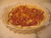 Quiche au ch�vre et aux lardons : Etape 3