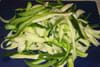 Nid de tagliatelles de courgettes � la bolognaise : Etape 1