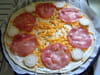 Tarte fromag�re feuillet�e au bacon : Etape 4