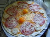 Tarte fromag�re feuillet�e au bacon : Etape 5