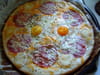 Tarte fromag�re feuillet�e au bacon : Etape 6