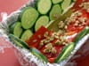 Terrine de ch�vre aux poivrons et � la courgette : Etape 5
