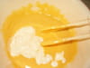 Cake aux miettes de crabe : Etape 2