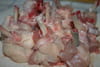 Pilons de poulet marin�s au curry, petits l�gumes : Etape 2