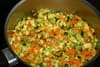 Pilons de poulet marin�s au curry, petits l�gumes : Etape 6