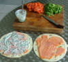Wraps saumon-crudit�s : Etape 2