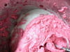 Mousse glac�e l�g�re � la framboise : Etape 2