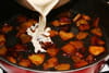Flan au cidre et aux pommes caram�lis�es : Etape 3