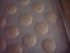 Macarons coco, ganache chocolat blanc-noix de coco : Etape 4