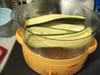 Courgettes gratin�es : Etape 1